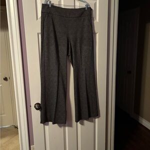 CAbi Bond Trouser Dark Gray Wide-Leg Pants